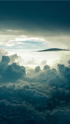 雲海の上