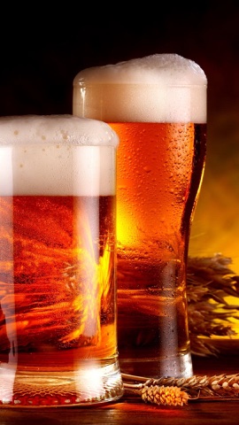 琥珀色の生ビール