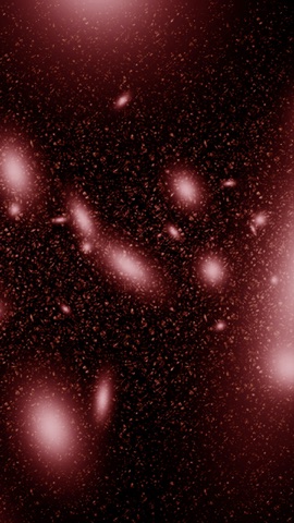 赤い銀河の宇宙